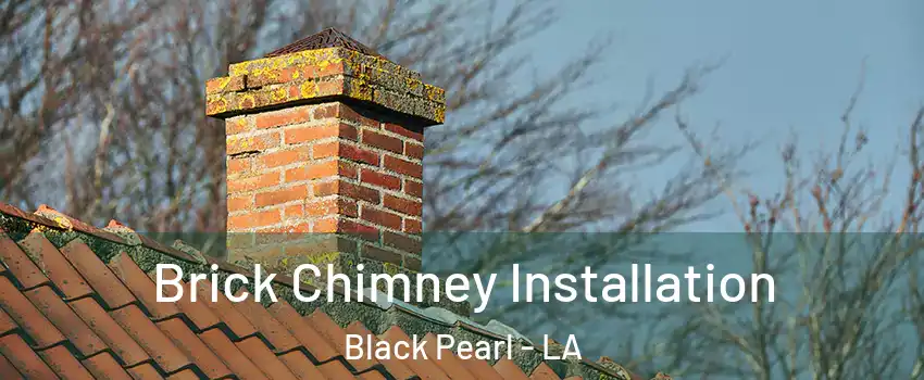 Brick Chimney Installation Black Pearl - LA