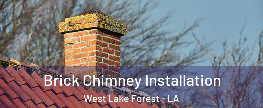 Brick Chimney Installation West Lake Forest - LA