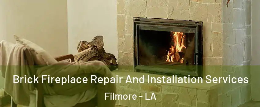 Brick Fireplace Repair And Installation Services Filmore - LA