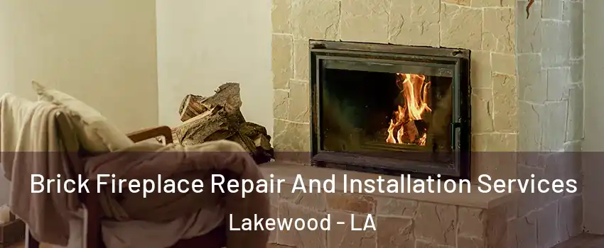 Brick Fireplace Repair And Installation Services Lakewood - LA