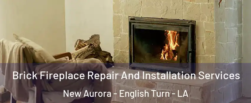 Brick Fireplace Repair And Installation Services New Aurora - English Turn - LA