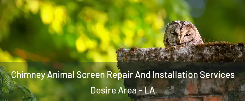 Chimney Animal Screen Repair And Installation Services Desire Area - LA