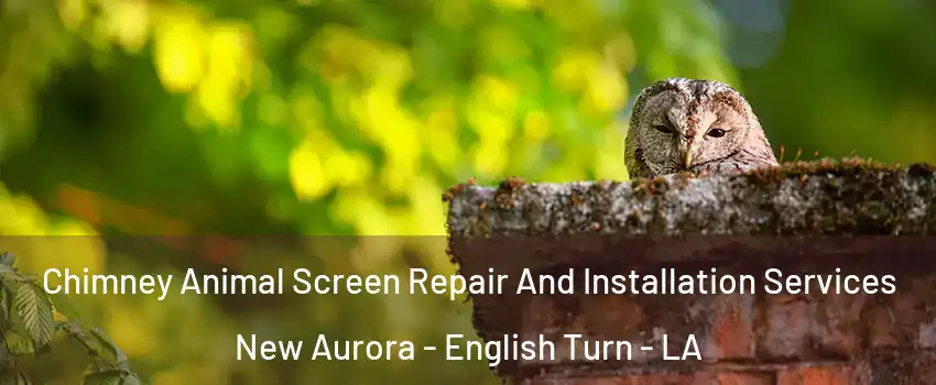 Chimney Animal Screen Repair And Installation Services New Aurora - English Turn - LA