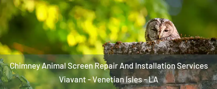 Chimney Animal Screen Repair And Installation Services Viavant - Venetian Isles - LA