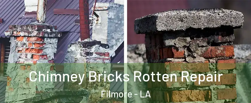 Chimney Bricks Rotten Repair Filmore - LA