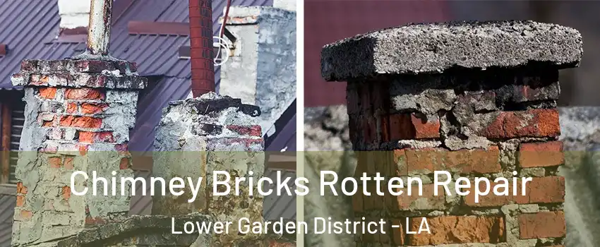 Chimney Bricks Rotten Repair Lower Garden District - LA