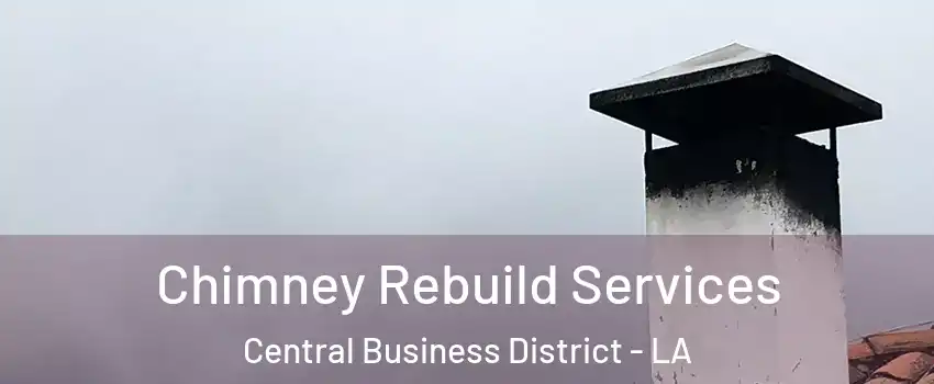 Chimney Rebuild Services Central Business District - LA