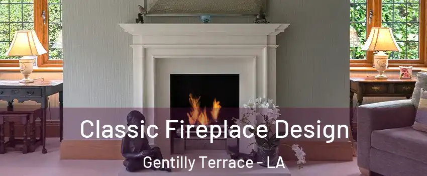 Classic Fireplace Design Gentilly Terrace - LA