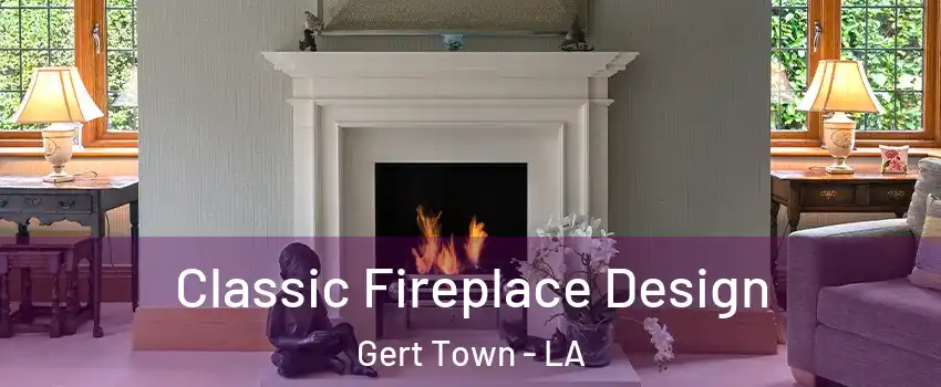 Classic Fireplace Design Gert Town - LA