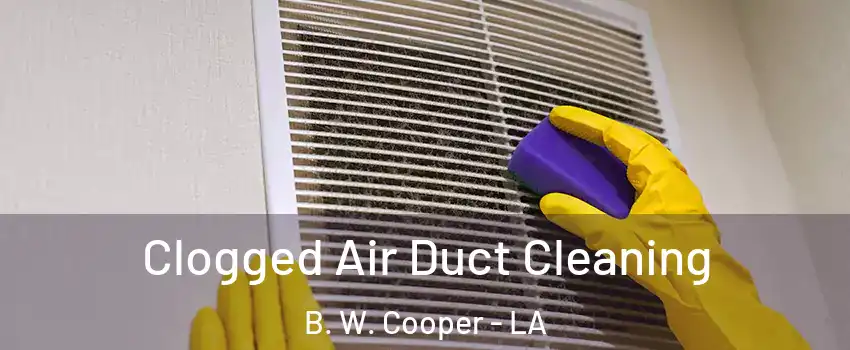 Clogged Air Duct Cleaning B. W. Cooper - LA