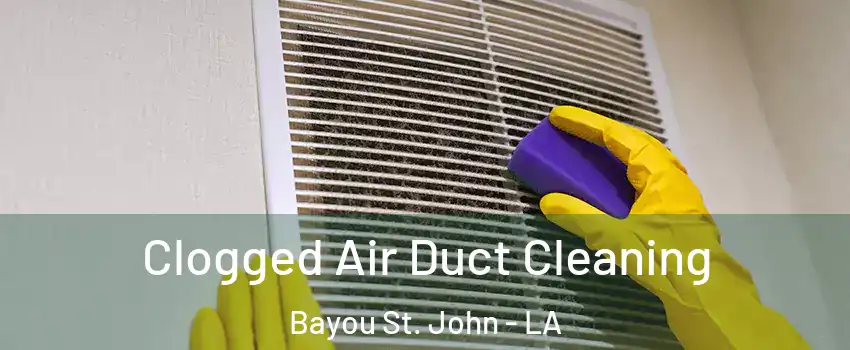 Clogged Air Duct Cleaning Bayou St. John - LA