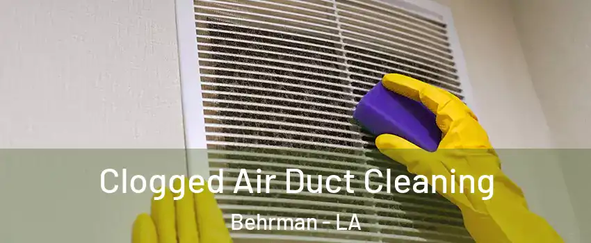 Clogged Air Duct Cleaning Behrman - LA