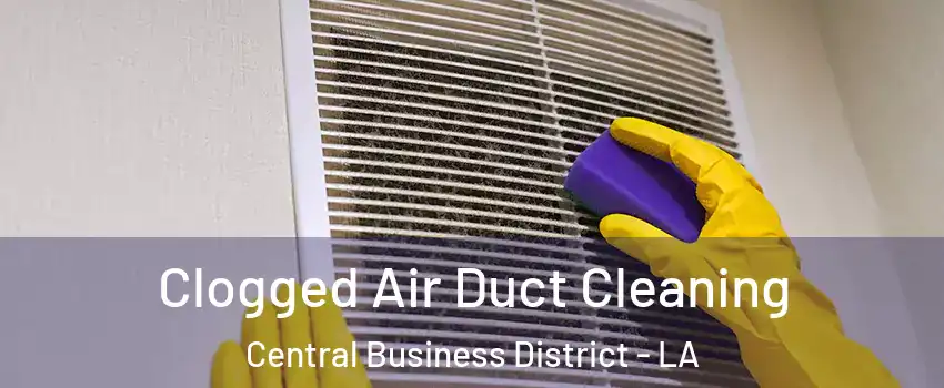 Clogged Air Duct Cleaning Central Business District - LA