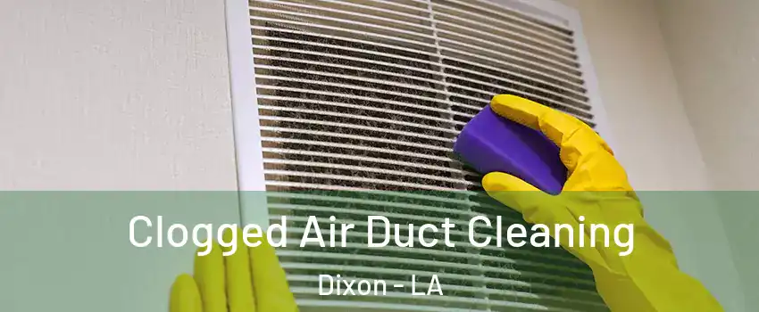 Clogged Air Duct Cleaning Dixon - LA