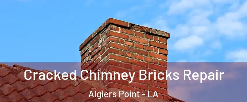 Cracked Chimney Bricks Repair Algiers Point - LA