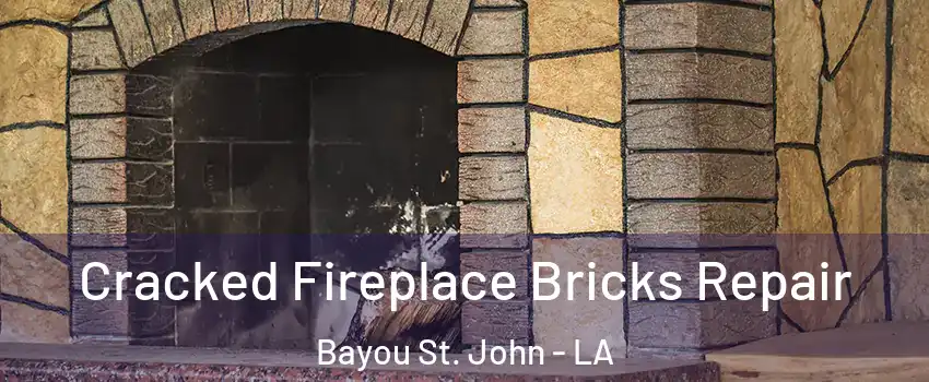 Cracked Fireplace Bricks Repair Bayou St. John - LA