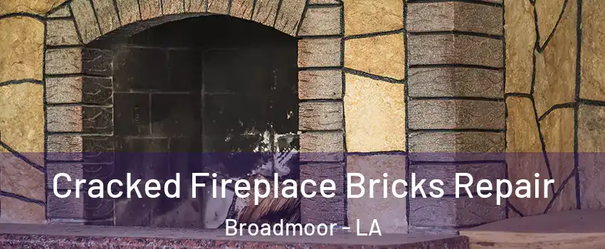 Cracked Fireplace Bricks Repair Broadmoor - LA