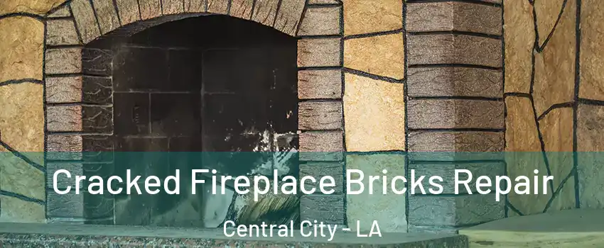 Cracked Fireplace Bricks Repair Central City - LA