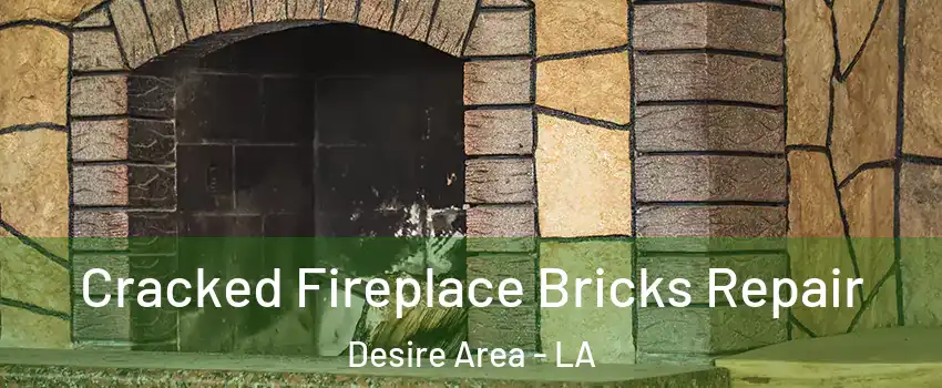 Cracked Fireplace Bricks Repair Desire Area - LA