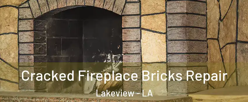 Cracked Fireplace Bricks Repair Lakeview - LA