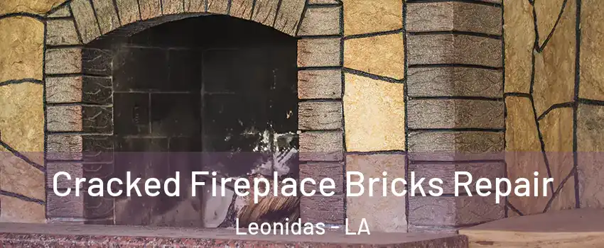 Cracked Fireplace Bricks Repair Leonidas - LA