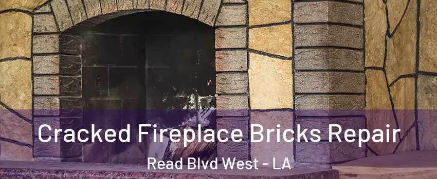 Cracked Fireplace Bricks Repair Read Blvd West - LA