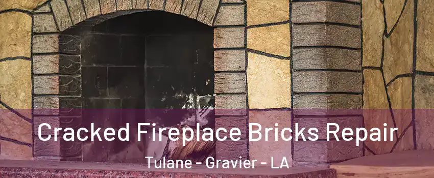 Cracked Fireplace Bricks Repair Tulane - Gravier - LA