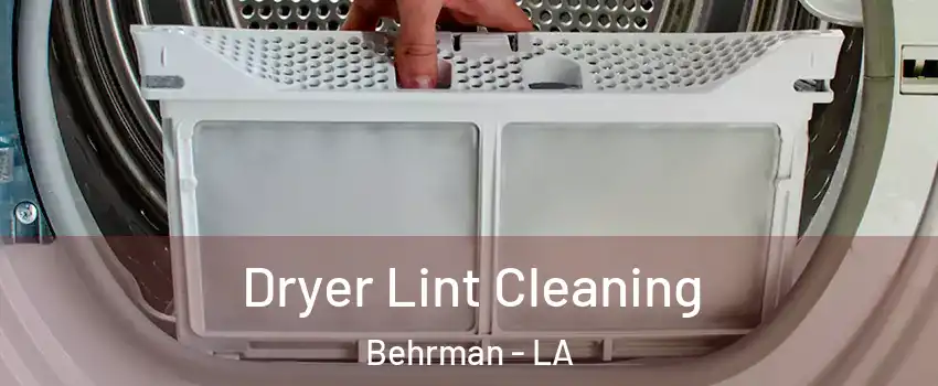 Dryer Lint Cleaning Behrman - LA