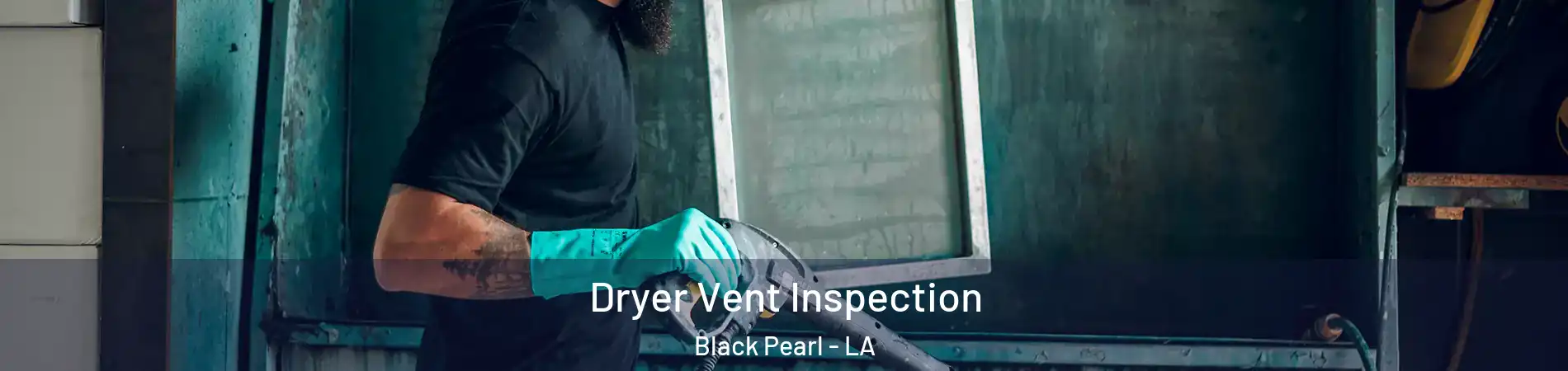 Dryer Vent Inspection Black Pearl - LA