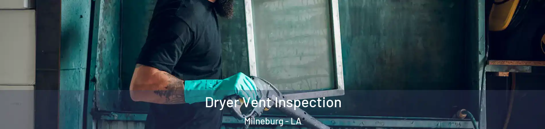 Dryer Vent Inspection Milneburg - LA