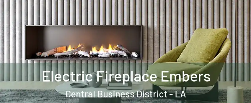 Electric Fireplace Embers Central Business District - LA