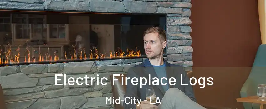 Electric Fireplace Logs Mid-City - LA