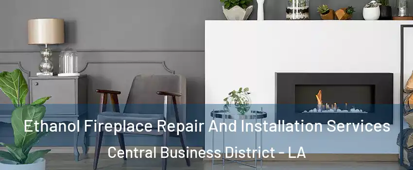 Ethanol Fireplace Repair And Installation Services Central Business District - LA