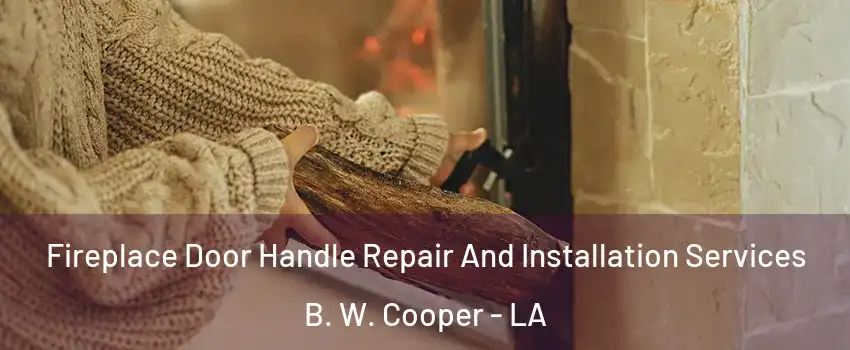 Fireplace Door Handle Repair And Installation Services B. W. Cooper - LA