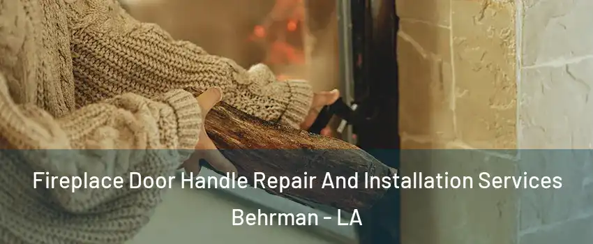 Fireplace Door Handle Repair And Installation Services Behrman - LA