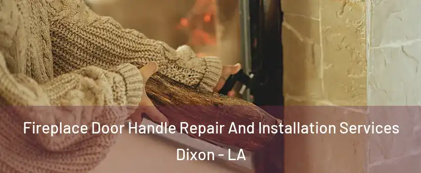 Fireplace Door Handle Repair And Installation Services Dixon - LA