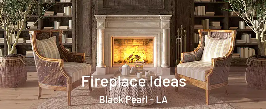 Fireplace Ideas Black Pearl - LA