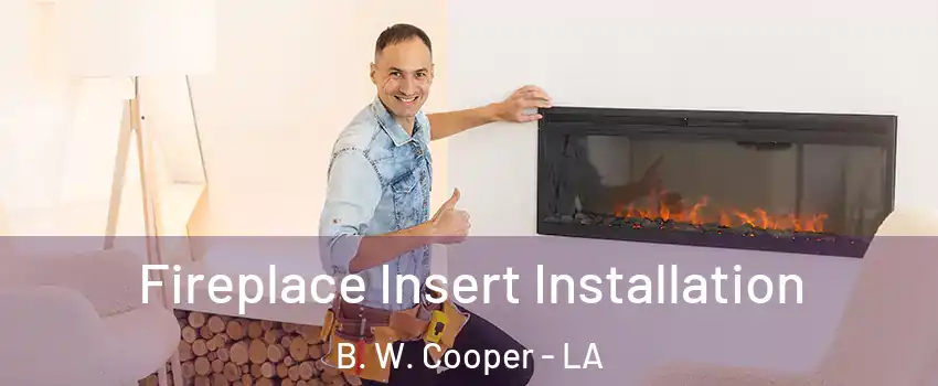 Fireplace Insert Installation B. W. Cooper - LA