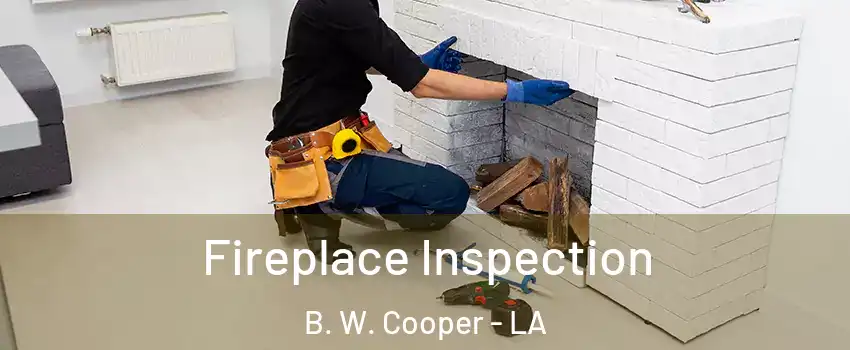 Fireplace Inspection B. W. Cooper - LA