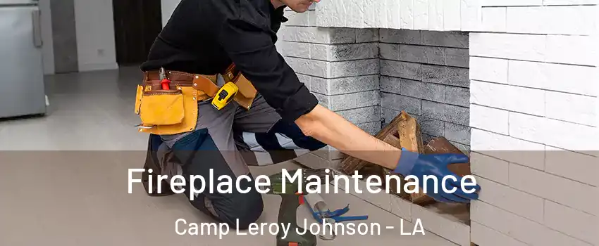 Fireplace Maintenance Camp Leroy Johnson - LA