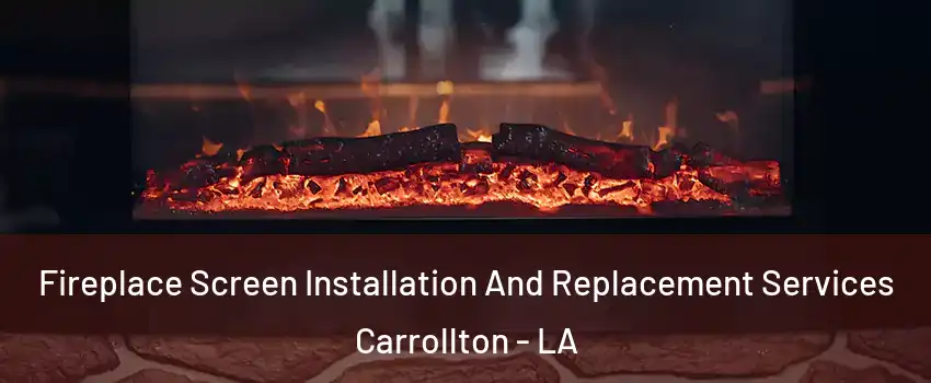 Fireplace Screen Installation And Replacement Services Carrollton - LA