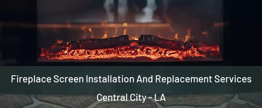 Fireplace Screen Installation And Replacement Services Central City - LA