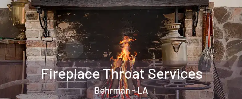 Fireplace Throat Services Behrman - LA