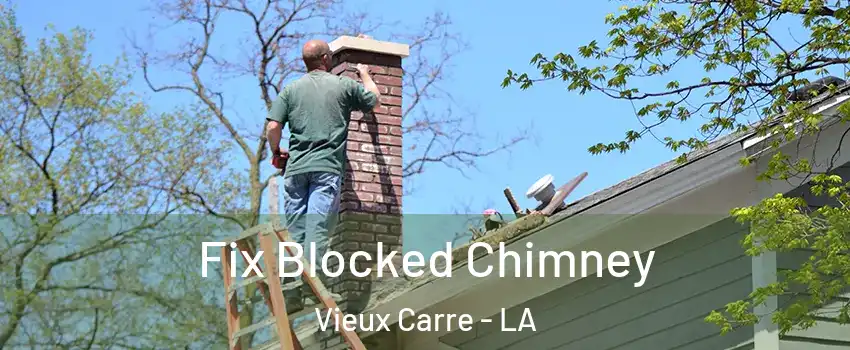 Fix Blocked Chimney Vieux Carre - LA