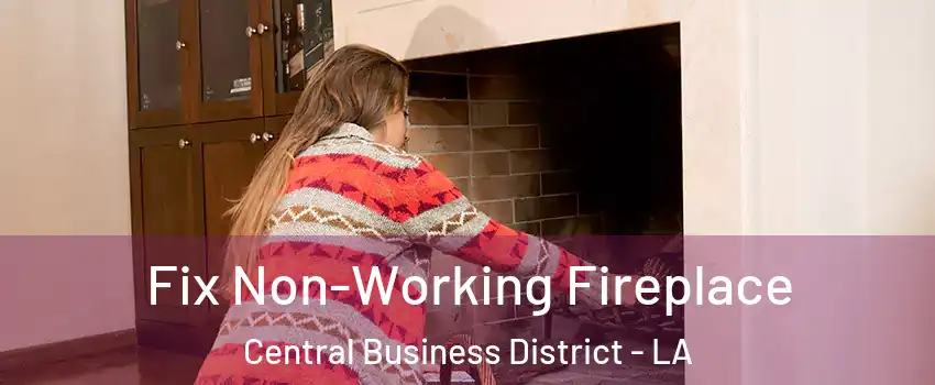 Fix Non-Working Fireplace Central Business District - LA