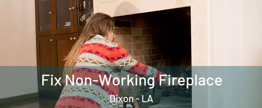 Fix Non-Working Fireplace Dixon - LA