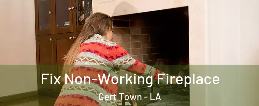 Fix Non-Working Fireplace Gert Town - LA