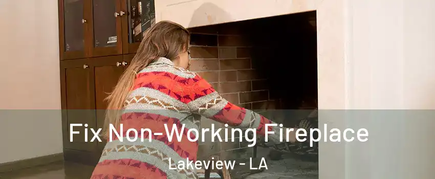 Fix Non-Working Fireplace Lakeview - LA