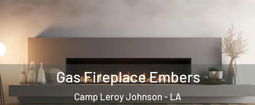 Gas Fireplace Embers Camp Leroy Johnson - LA