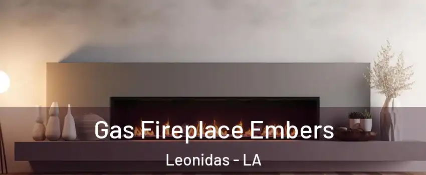 Gas Fireplace Embers Leonidas - LA